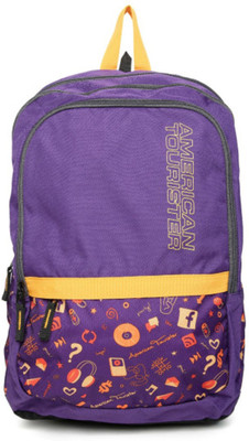 

American Tourister AMT HASHTAG BACKPACK03-PU 27 L Backpack(Purple), Purple 3