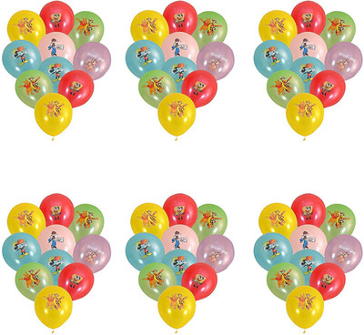 

Instabuyz Printed Balloons for Party Festival Diwali Christmas Decorations New Years Celebrations Birthday Party Multi Balloon (100pcs set) Balloon(Multicolor, Pack of 100)