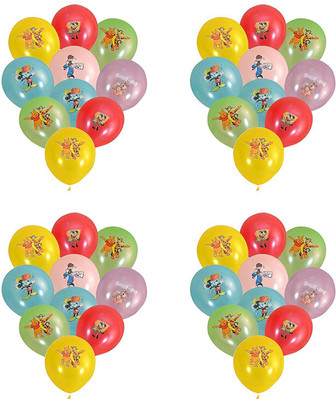 

Instabuyz Printed Balloons for Party Festival Diwali Christmas Decorations New Years Celebrations Birthday Party Multi Balloon (50pcs set) Balloon(Multicolor, Pack of 50)