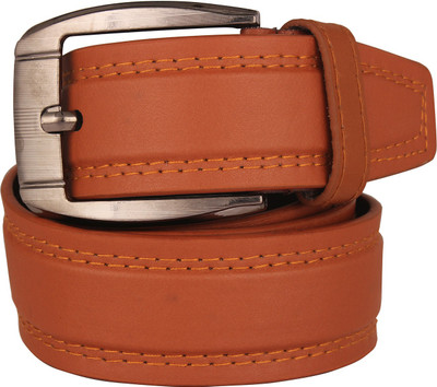 

JVoutfits Men Casual Tan Artificial Leather Belt