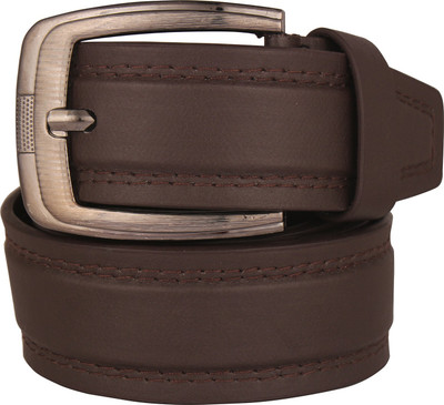 

JVoutfits Men Casual Brown Artificial Leather Belt