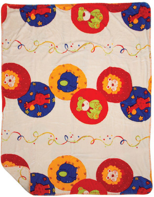 

MeeMee Printed  Blanket(Cotton, Cream