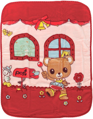 

MeeMee Printed  Blanket(Cotton, Red