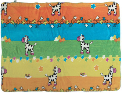 

MeeMee Printed  Blanket(Cotton, Yellow