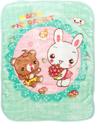 

MeeMee Printed  Blanket(Cotton, Green