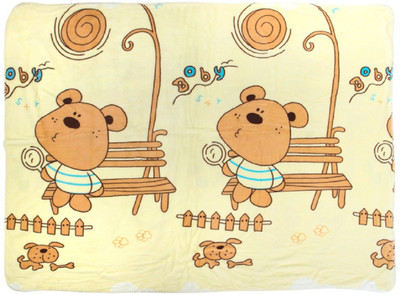 

MeeMee Printed  Blanket(Cotton, Cream