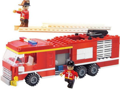 

Pacific Toys Fire Fighter Fire Truck Building Blocks (219 Pcs)(Multicolor)
