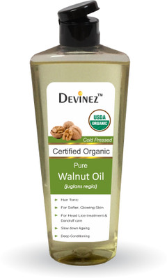 

Devinez Walnut Oil - 100% Pure & Organic, Natural, Undiluted for skin care, Fighting Wrinkles, Hair Loss, Fights Dandruff, Hair Growth & Antioxidant(210 ml)