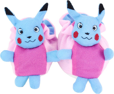 

Neska Moda Pikachu 0 To 12 Month Baby Booties(Toe to Heel Length - 12 cm Pink)