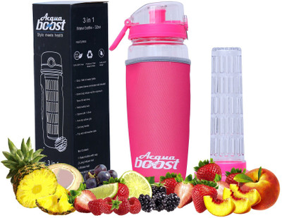 33% OFF on Acqua Boost Fruit Infuser Water Bottle, Protein Shaker