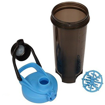 

GreenBee MY GYM 700 ml Shaker(Pack of 1, Black), Black;blue