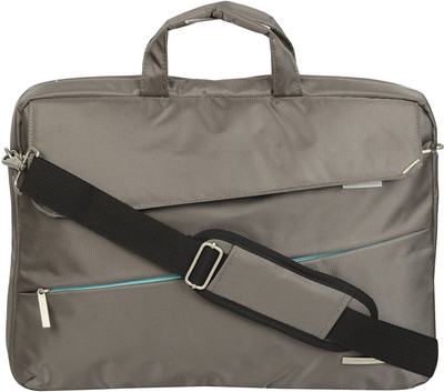 

kingsons KS 3036W GREY Medium Briefcase - For Men & Women(grey)