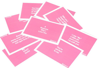 

STAWNCH 8 REASONS WHY I LOVE YOU greeting cards[SET OF 8 CARDS SIZE 4 X 3.5] Greeting Card(Pink, Pack of 1)