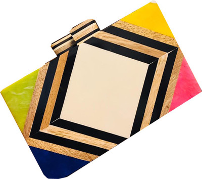 

CRAFTBAZAAR Casual Multicolor Clutch