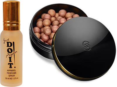 

Oriflame Sweden Giordani Gold Bronzing Pearls 25g (Dark Bronze - 32084) Wth Just Doit Perfume 30ml(Set of 2)