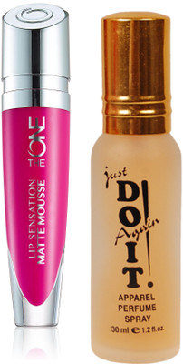 Oriflame Sweden The ONE Lip Sensation Matte Mousse 5ml (Raspberry Cloud - 31950) With Just Do It Perfume 30ml(Set of 2)