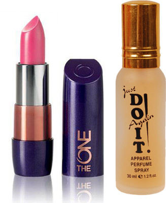 

Oriflame Sweden The ONE 5-in-1 Colour Stylist Lipstick 4g (Uptown Rose - 30655) With Just Do It Perfume 30ml(Set of 2)