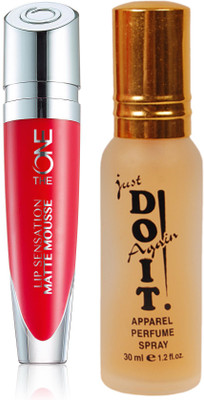 

Oriflame Sweden The ONE Lip Sensation Matte Mousse 5ml (Coral Dream - 31946) With Just Do It Perfume 30ml(Set of 2)