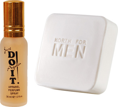 

Oriflame Sweden North For Men Fairness Soap Bar 100g (32230) With just Doit Perfume 30ml(Set of 2)