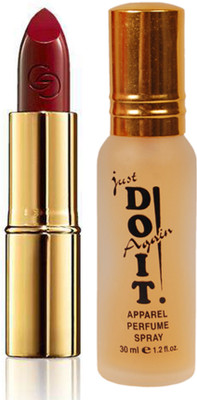 

Oriflame Sweden Giordani Gold Iconic Lipstick SPF 15 4g (Cherry Love - 30459) With Just Do It Perfume 30ml(Set of 2)
