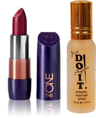 

Oriflame Sweden The ONE 5-in-1 Colour Stylist Lipstick 4g (Irresistible Red - 30672) With Just Do It Perfume 30ml(Set of 2)