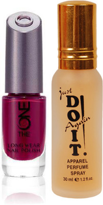 

Oriflame Sweden The ONE Long Wear Polish (Ruby Rouge - 30531) With Just Do It Perfume 30ml(Set of 2)