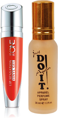 

Oriflame Sweden The ONE Lip Sensation Vinyl Gel 5ml (Tangerine Tango - 32444) With Just Do It Perfume 30ml(Set of 2)