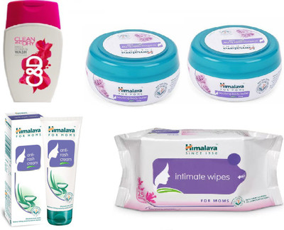 

Himalaya Clean And Dry, Soothing Body Butter, Anti Rash Cream, Intimate Wipes(Set of 5)
