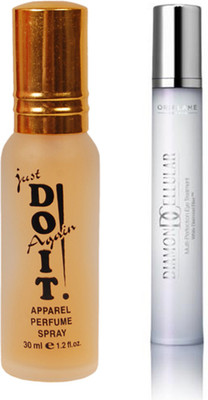 

Oriflame Sweden Diamond Cellular Multi-Perfection Eye Treatment 15ml (22419) with Just Doit Perfume 30ml(Set of 2)