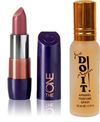 

Oriflame Sweden The ONE 5-in-1 Colour Stylist Lipstick 4g (BeigeCollection - 30678) With Just Do It Perfume 30ml(Set of 2)