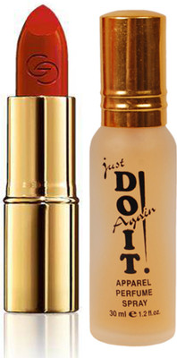 

Oriflame Sweden Giordani Gold Iconic Lipstick SPF 15 4g (Red Fatale - 30455) With Just Do It Perfume 30ml(Set of 2)