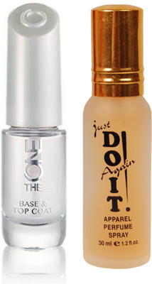 

Oriflame Sweden The ONE Base & Top Coat 8ml (31029) With Just Do It Perfume 30ml(Set of 2)