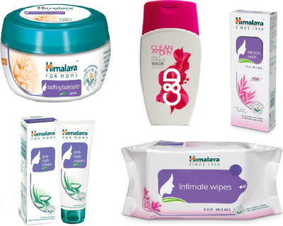 

Himalaya Soothing Body Butter, Clean And Dry, Intimate Wash, Anti Rash Cream, Intimate Wipes(Set of 5)