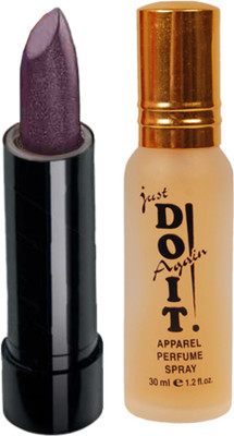 

Oriflame Sweden Pure Color on the go Lipstick 2.5g (Black Cherry-23553) With Just Do It Perfume 30ml(Set of 2)