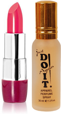 

Oriflame Sweden The ONE 5-in-1 Colour Stylist Lipstick Intense Collection (Coral Burst - 32245) With Just Do It Perfume 30ml(Set of 2)