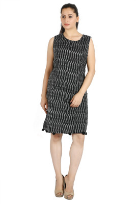 Aatmik Women A-line Black Dress