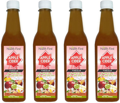 

Health first With strand of mother and honey,Garlic,Ginger and Lemon Apple Cider Vinegar(4x500 ml, apple honey ginger garlic and lemon Flavored)