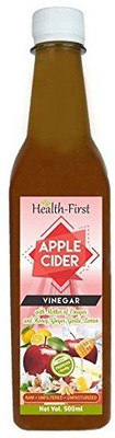 

Health first With strand of mother and honey,Garlic,Ginger and Lemon Apple Cider Vinegar(500 ml, apple honey ginger garlic and lemon Flavored)