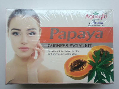 

AQUAGLO AROMA Papaya Fairness Facial Kit 155 ml(Set of 5)