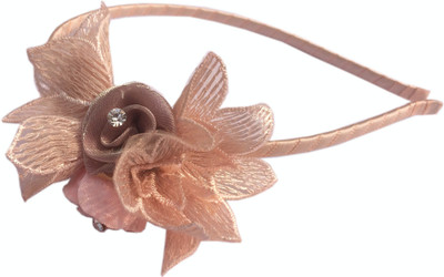 Loops n knots Floral Hair Band / Head Band (ha1231) Hair Band(Brown)