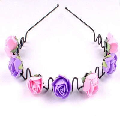 

Confidence Floral Hair Bands For Kids, Girls & Women (Pink / Purple) Hair Band, Head Band(Pink, Purple)
