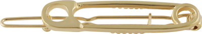 

The Bling Stores Safety Pin Inspired Hair Clip Hair Clip(Gold)