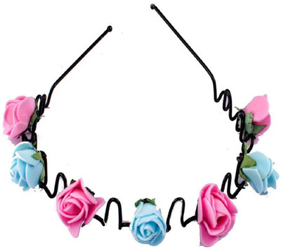 

Confidence Floral Hair Bands For Kids, Girls & Women (Blue / Pink) Hair Band, Hair Clip(Blue, Pink)