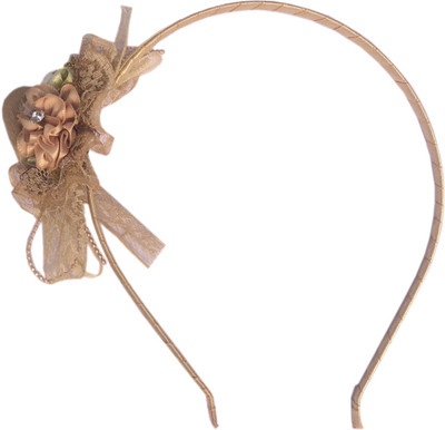 

Loops n knots Floral Hair Band / Head Band (ha1228 ) Hair Band(Gold)