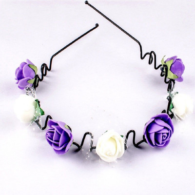 

Confidence Floral Hair Bands For Kids, Girls & Women (Purple / White) Hair Band, Head Band(Purple, White)