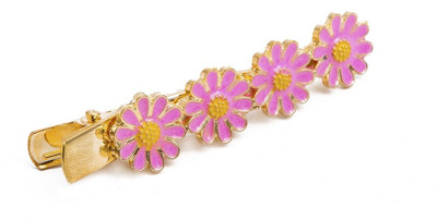 

The Bling Stores BONNY GOLD AND PINK FLORAL HAIR CLIP Hair Clip(Copper)