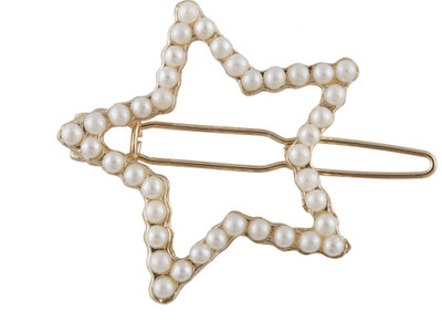 

The Bling Stores Beaded Start Hair Clip Hair Clip(Gold)