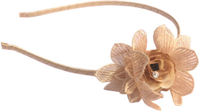 

Loops n knots Floral Hair Band / Head Band (ha1232) Hair Band(Gold)