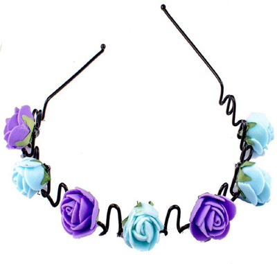 

Confidence Floral Hair Bands For Kids, Girls & Women (Purple / Blue) Head Band(Purple, Blue)
