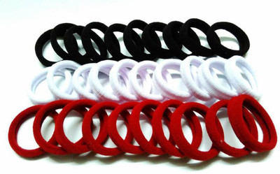 

Pixelfox Charming Attractive Colorful Rubber Band(Black, White, Red)